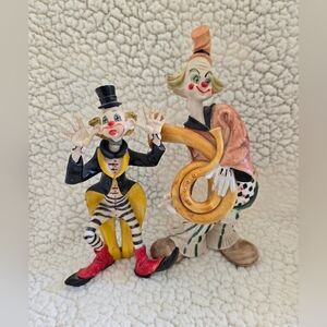 Vintage Resin Clowns